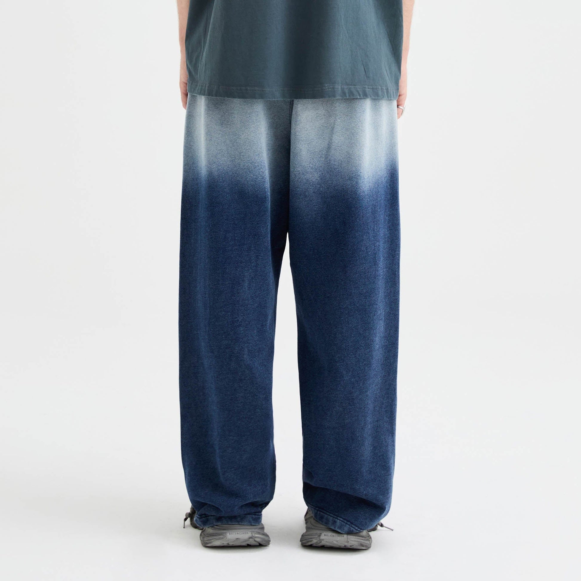 ORGANIC EMOTION Gradient Straight-Leg Drawstring Sweatpants-Pants-S-Black-Free Shipping Leatheretro