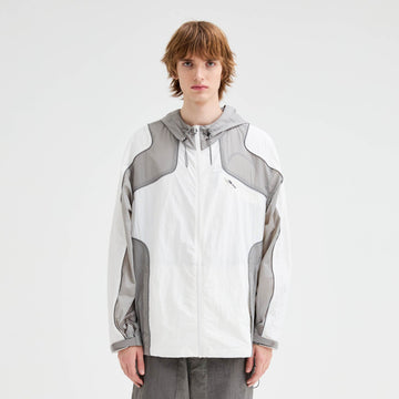 ORGANIC EMOTION Spliced Drawstring UV Protection Light Jacket-Jacket-XS-Free Shipping Leatheretro