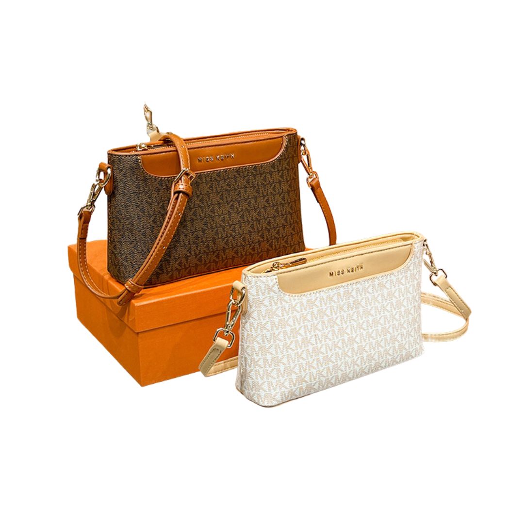 One-Shoulder Small Square Mahjong Bag-Clutch-Brown-Free Shipping Leatheretro
