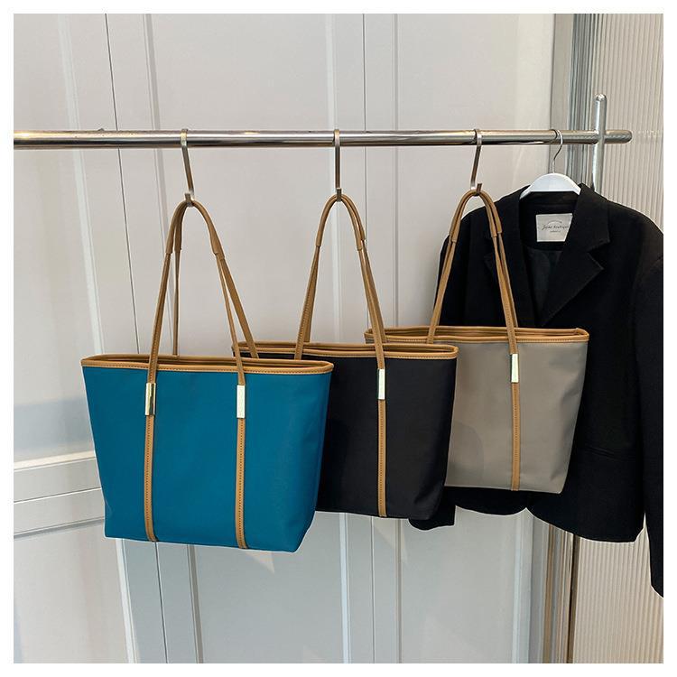 One-Shoulder Underarm Tote Bag-Tote Bag-Blue-Free Shipping Leatheretro