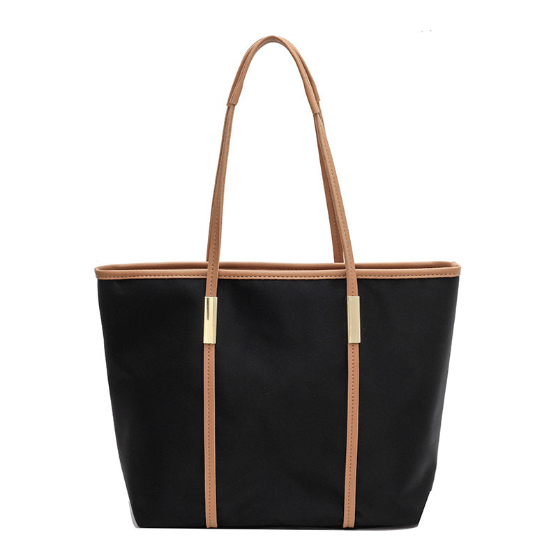 One-Shoulder Underarm Tote Bag-Tote Bag-Black-Free Shipping Leatheretro