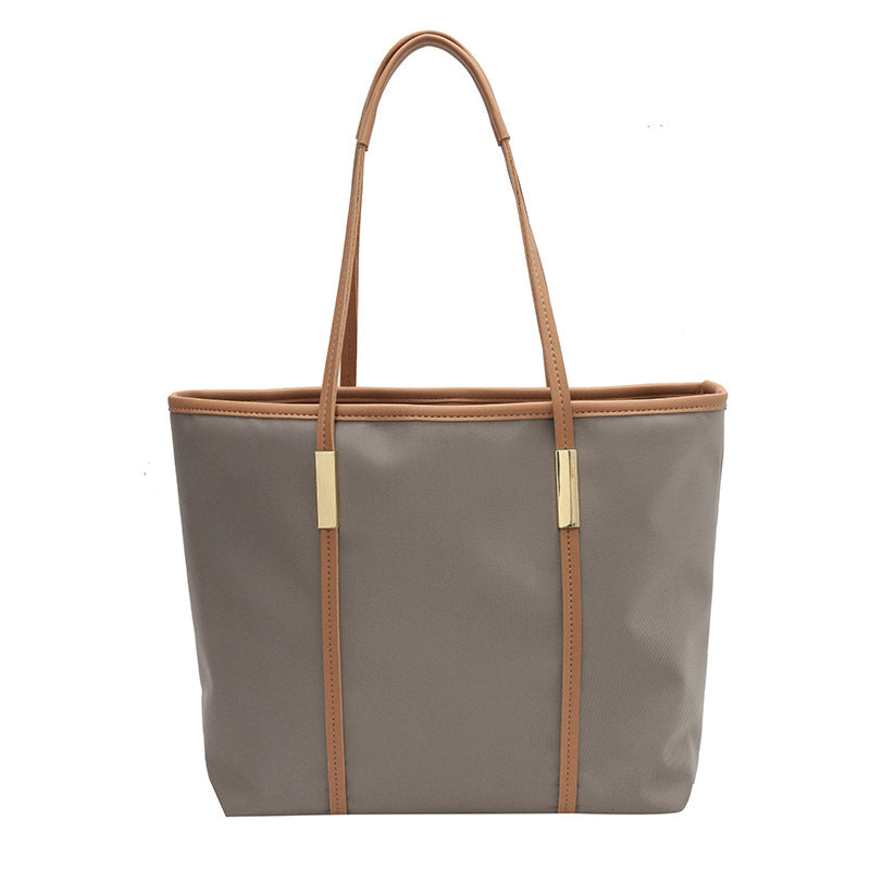 One-Shoulder Underarm Tote Bag-Tote Bag-Grey-Free Shipping Leatheretro