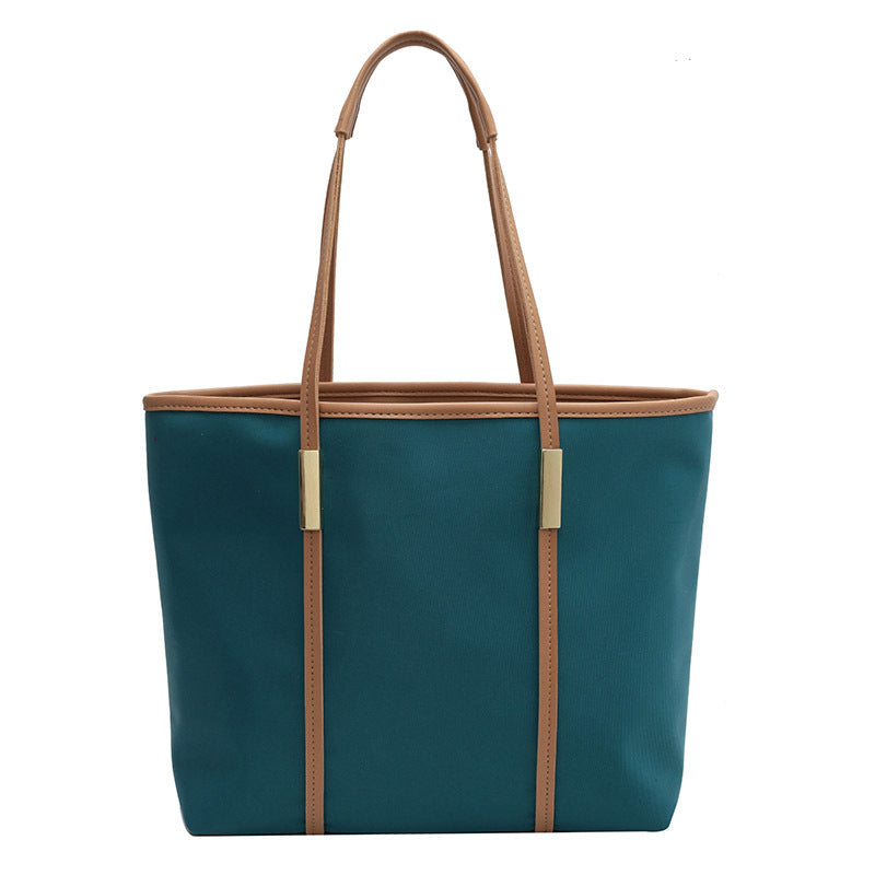 One-Shoulder Underarm Tote Bag-Tote Bag-Blue-Free Shipping Leatheretro