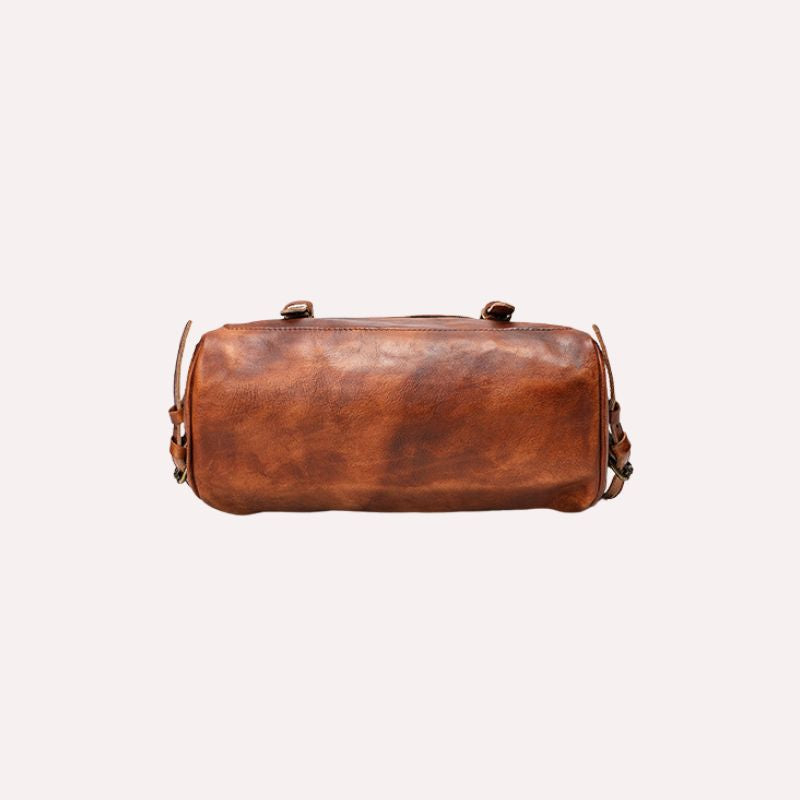 Retro Genuine Leather Casual Business Men's Backpack-Backpacks-Brown-Free Shipping Leatheretro