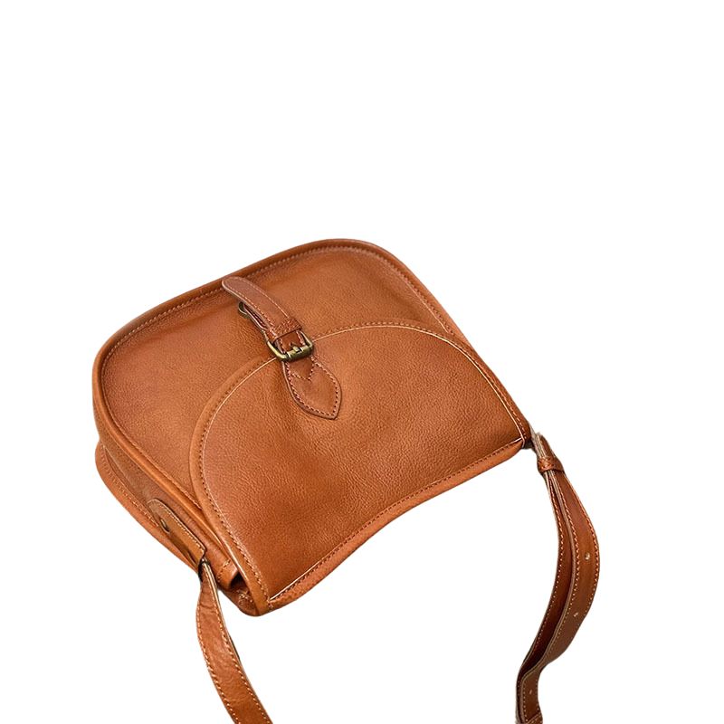 Retro Saddle Bag Women's High-end Messenger Bag-Handbags-Brown-Free Shipping Leatheretro