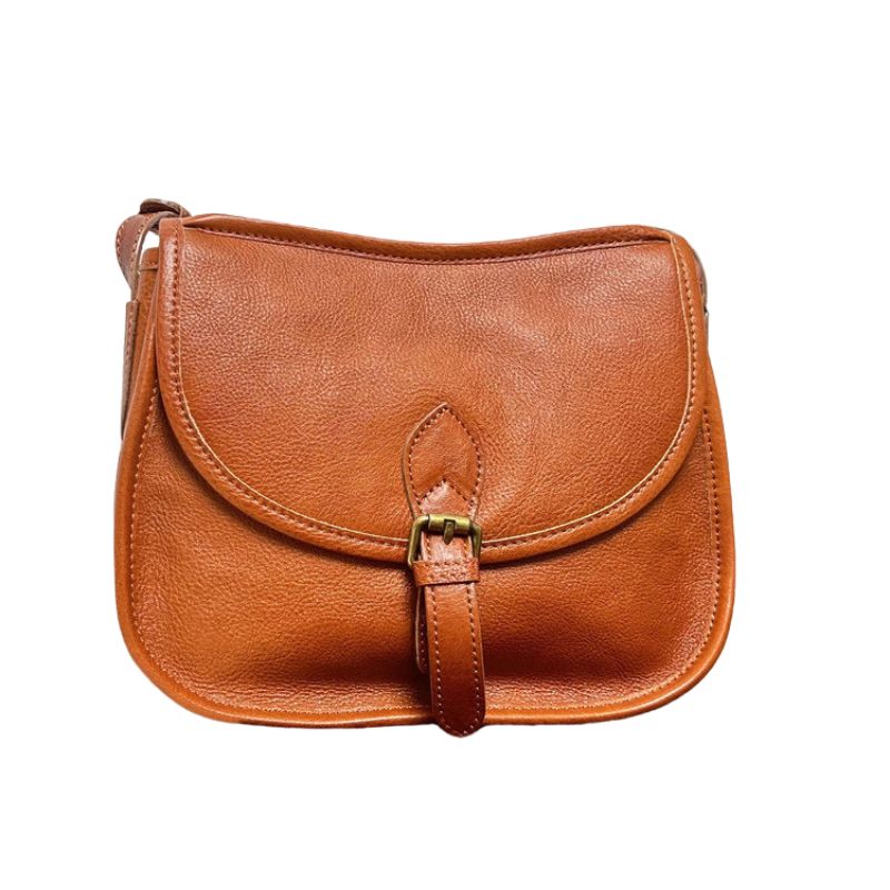 Retro Saddle Bag Women's High-end Messenger Bag-Handbags-Brown-Free Shipping Leatheretro