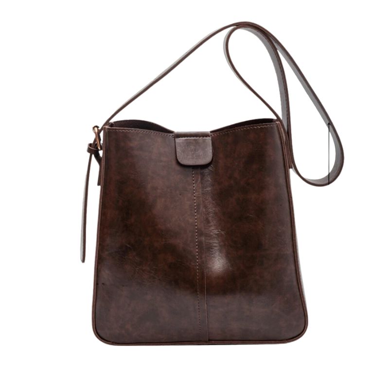 Retro Shoulder Tote Bag Set For Women-Tote Bag-Auburn-Free Shipping Leatheretro