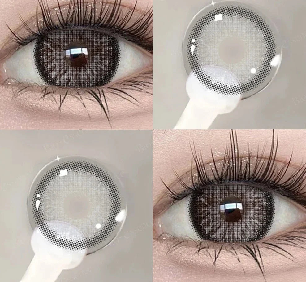 1 Pair Colored Contact Lenses for Eyes Blue Eye Lenses Green Contact Lenses Gray Lense High Quality Eye Lense