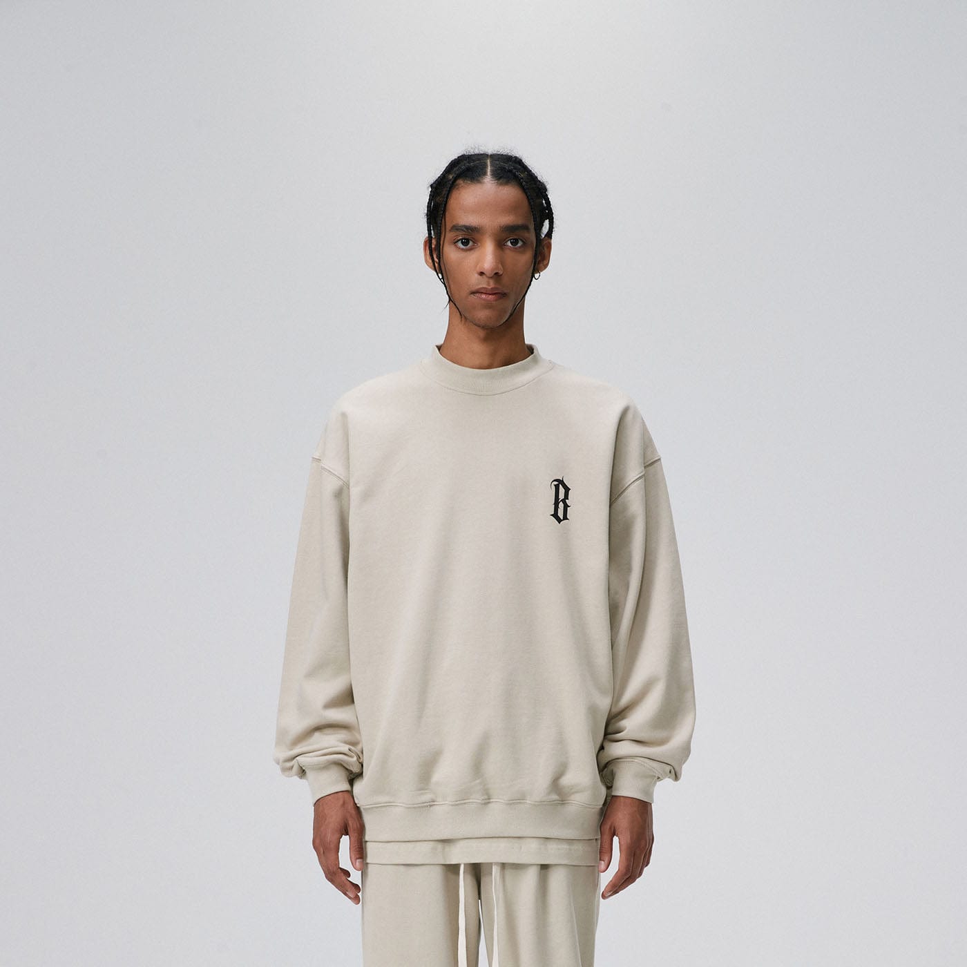 BONELESS Gothic Slogan Sweatshirt-Sweatshirt-S-Apricot-Free Shipping Leatheretro