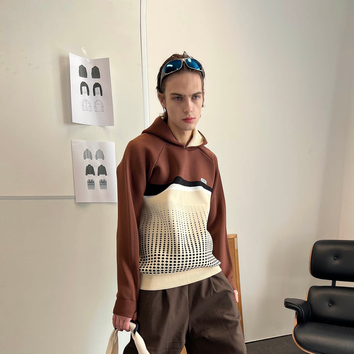 UMAMIISM Polka Dot Matrix Hoodie (Only Size XL Left)-Hoodie-XS-Free Shipping Leatheretro