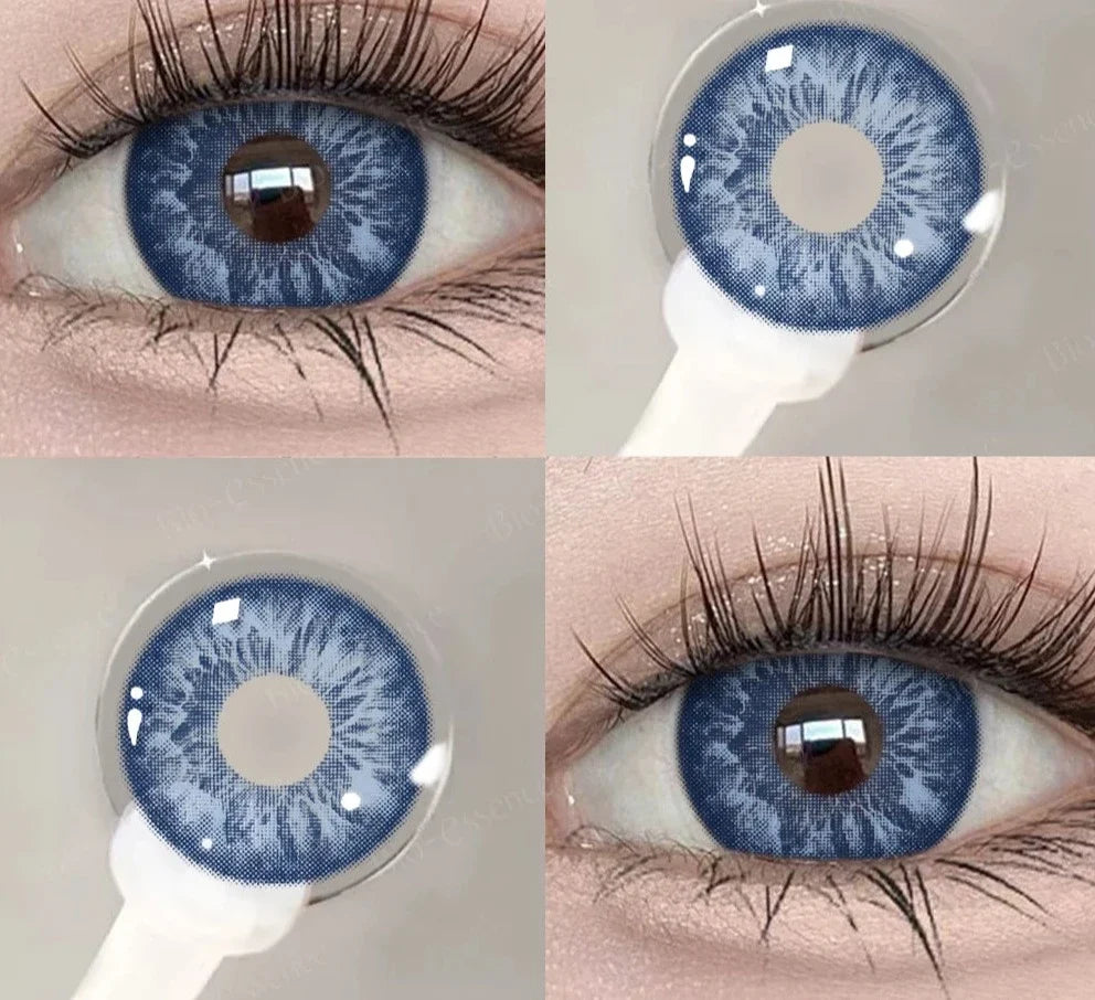 1 Pair Colored Contact Lenses for Eyes Blue Eye Lenses Green Contact Lenses Gray Lense High Quality Eye Lense