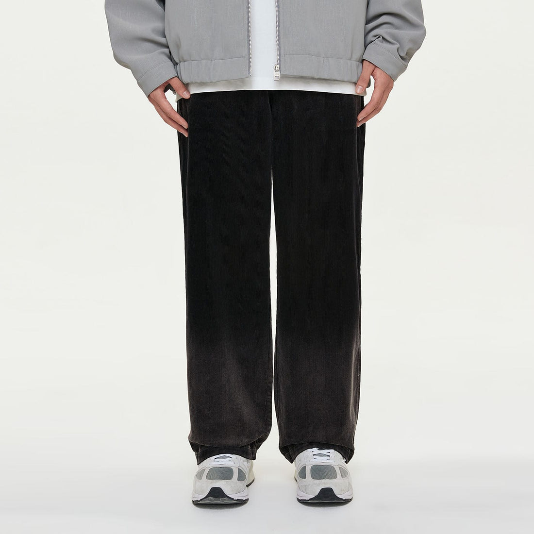 CONKLAB Creased Gradient Straight Pants-Pants-S-Brown-Free Shipping Leatheretro