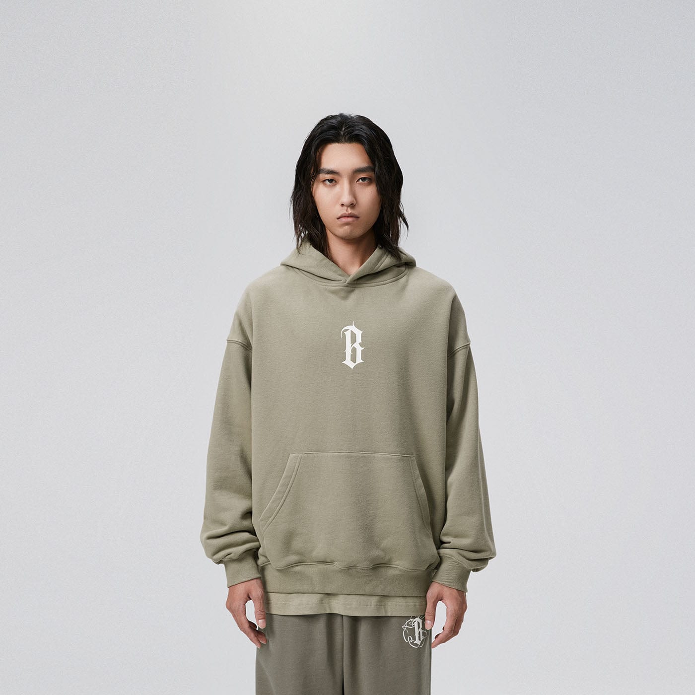 BONELESS Gothic LOGO Hoodie-Hoodie-S-Yellow-Free Shipping Leatheretro