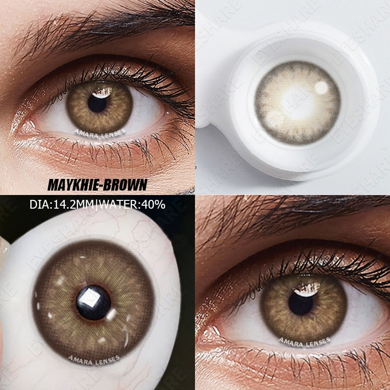 1 Pair Colored Contact Lenses for eyes/men Natural Look Fast Delivery BLUE Eye Lenses Gray Contact Green Eye Lenses