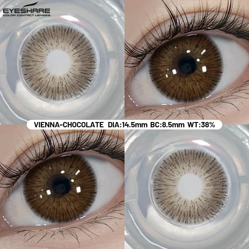 Big Eyes Color Contact Lenses Fashion Blue Colored Contact Lense Brown Softlenses Green Beauty Pupils Yearly Use