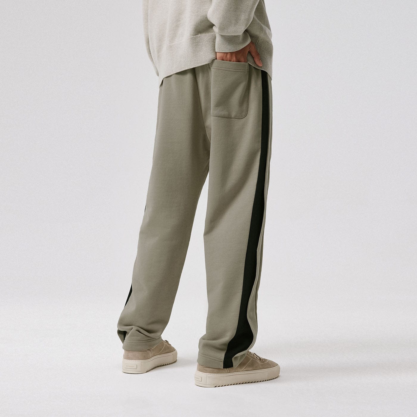 BONELESS Hidden Button Pants-Pants-S-Khaki-Free Shipping Leatheretro