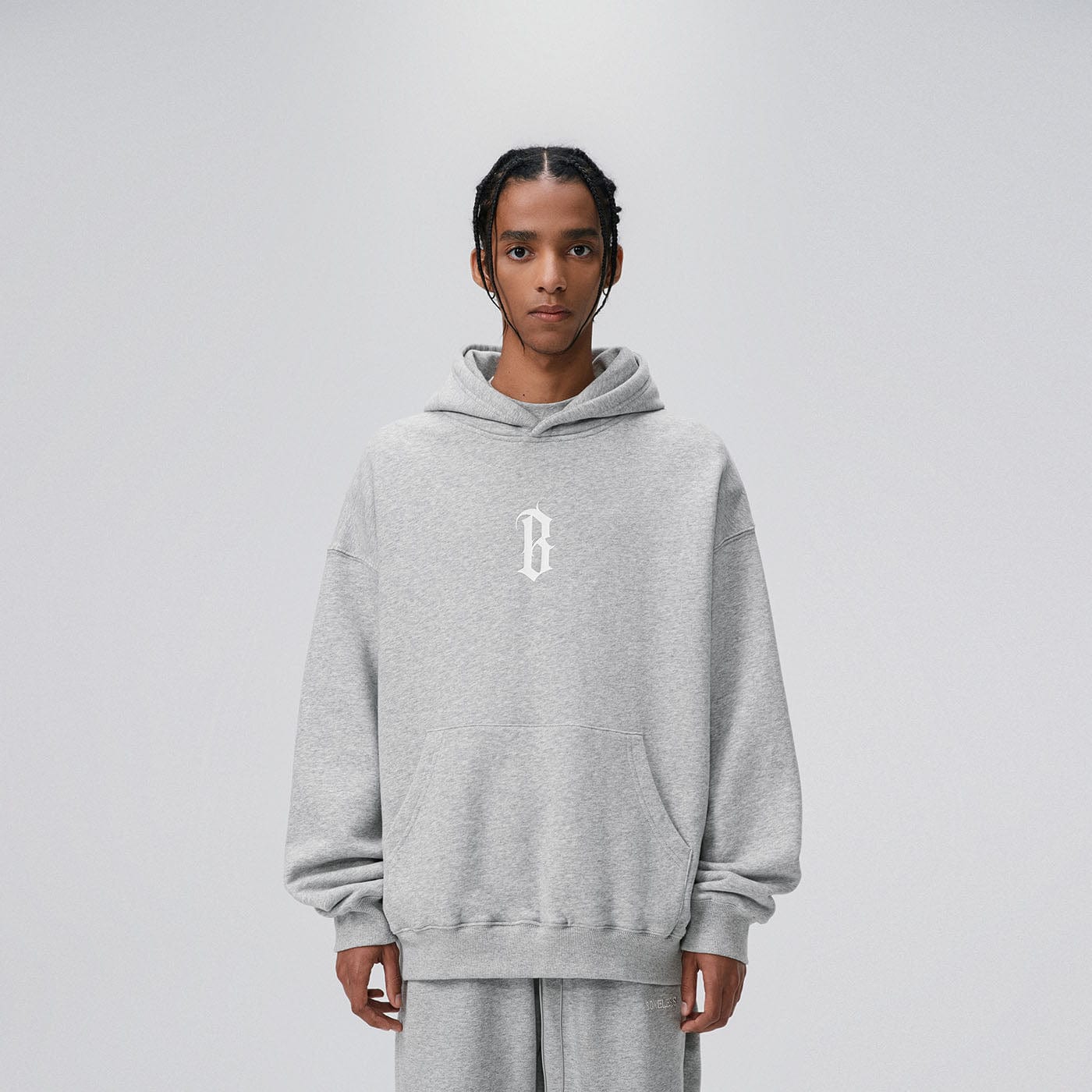 BONELESS Gothic LOGO Hoodie-Hoodie-S-Yellow-Free Shipping Leatheretro