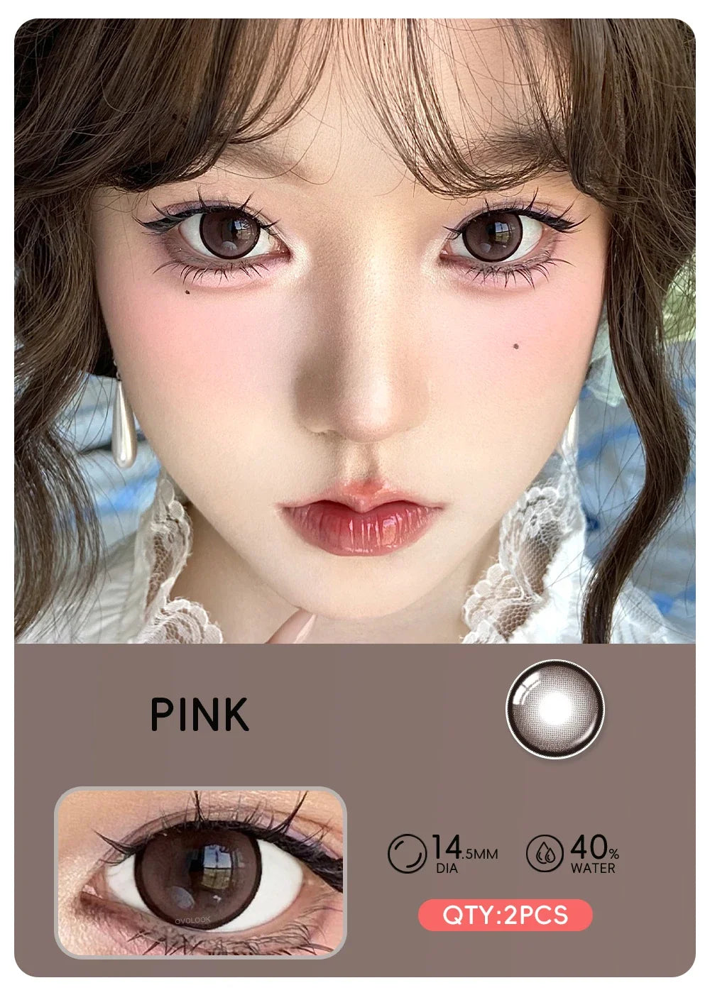 2pcs Natural Green Contact Lenses fo Eyes Beauty Color Pupils Makeup Color Eye Lenses Big Diameter Myopia Lenses-West Highland-choco-5.00-Free Shipping Leatheretro