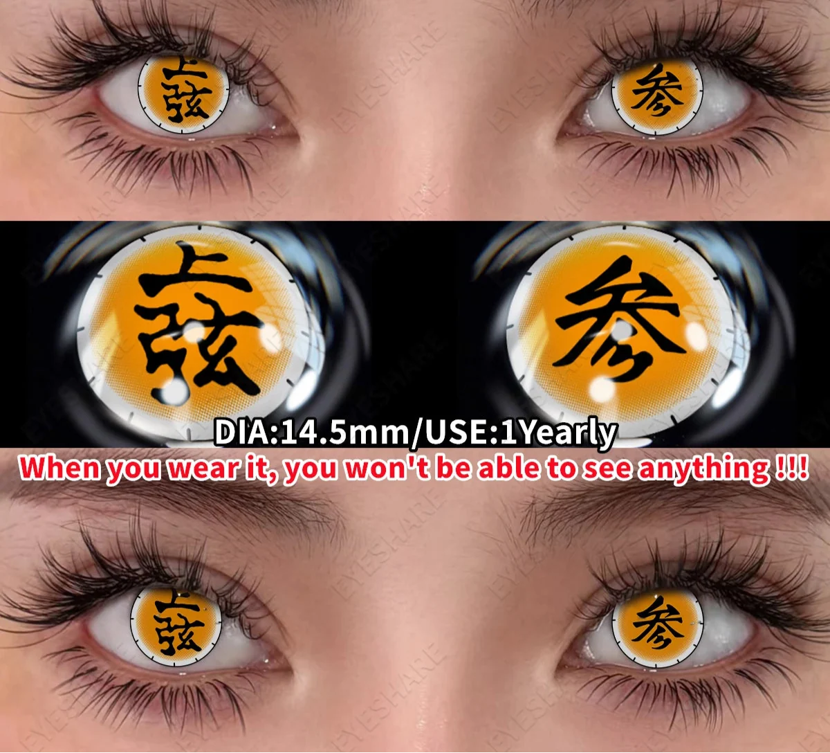 Cosplay Colored Contact Lenses Crazy White Lenses Red Anime Contacts Halloween Beauty Makeup Lens Black Eyes Contacts
