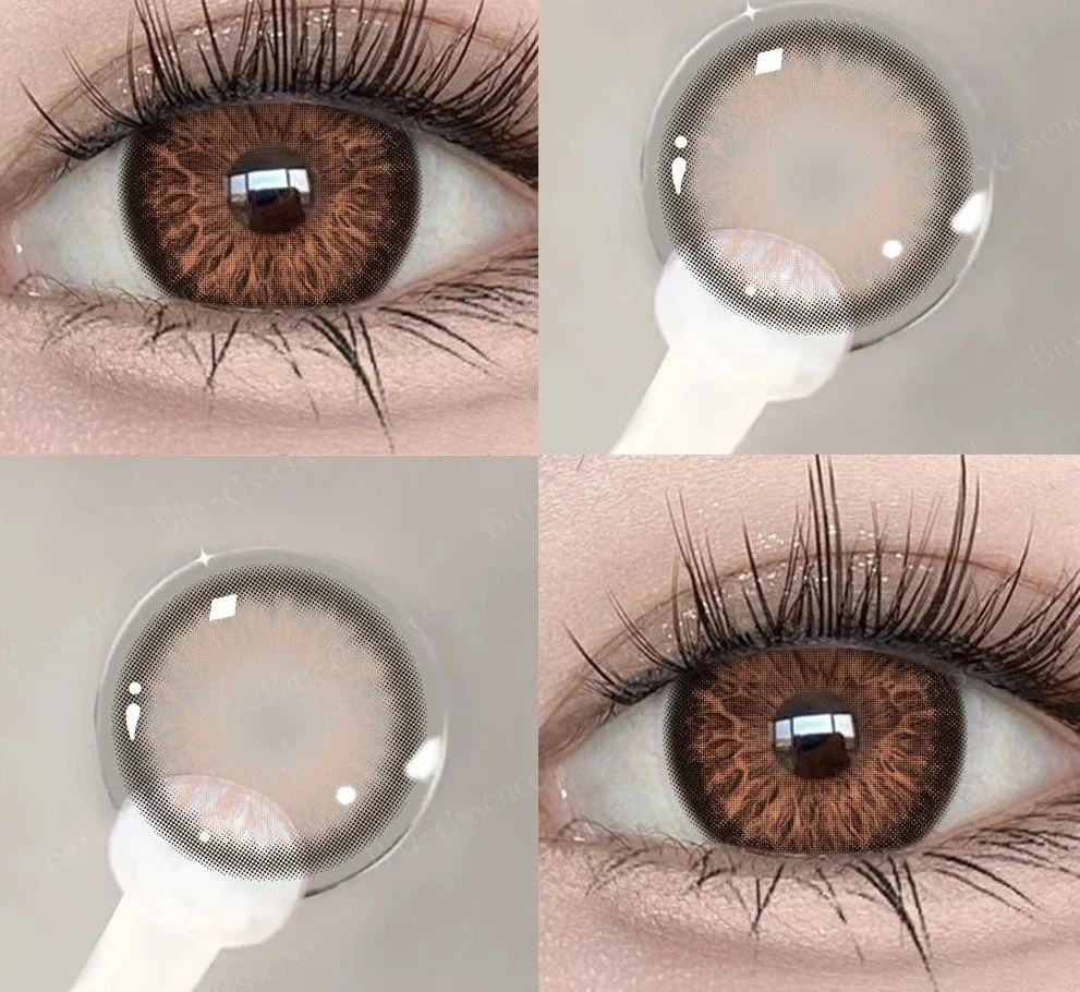 1 Pair Colored Contact Lenses for Eyes Blue Eye Lenses Green Contact Lenses Gray Lense High Quality Eye Lense