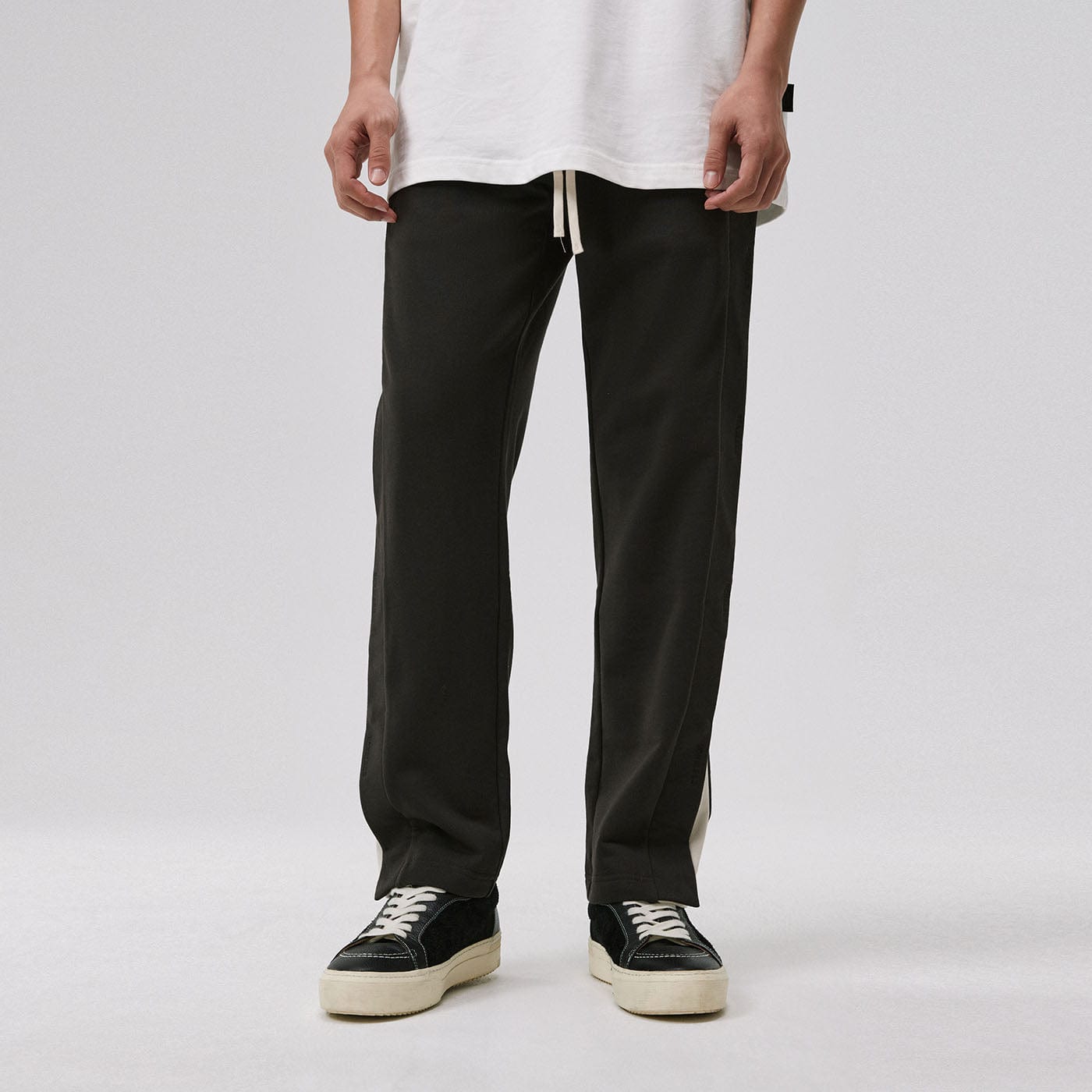 BONELESS Hidden Button Pants-Pants-S-Khaki-Free Shipping Leatheretro