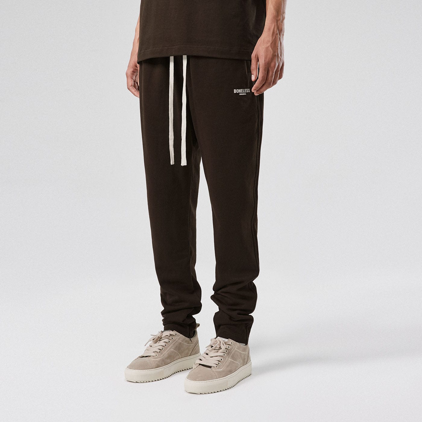 BONELESS Original Series Sweatpants-Pants-S-Brown-Free Shipping Leatheretro