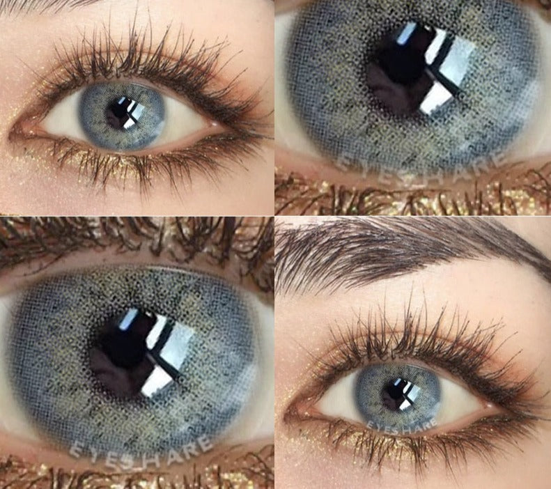 Color Lens Eyes 2pcs Natural Color Contact Lenses For Eyes Yearly Beauty Brown Contacts Lenses Eye Cosmetic Color Lens