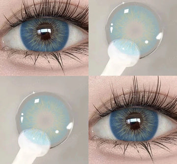 1 Pair Colored Contact Lenses for Eyes Blue Eye Lenses Green Contact Lenses Gray Lense High Quality Eye Lense