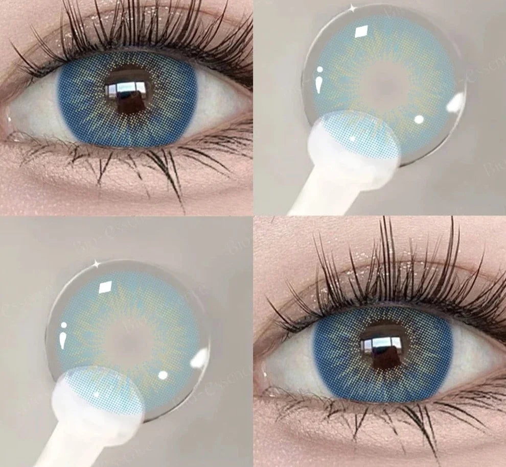 1 Pair Colored Contact Lenses for Eyes Blue Eye Lenses Green Contact Lenses Gray Lense High Quality Eye Lense