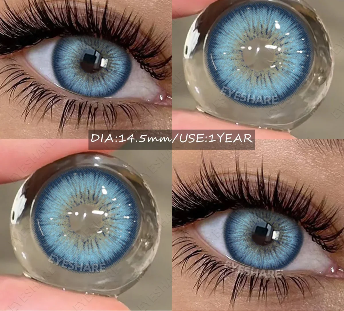 Natural Colored Contact Lens Brown Eyes Makeup Lenses Blue Color Lens Green Eyes Contacts Gray Beautiful Pupil Yearly