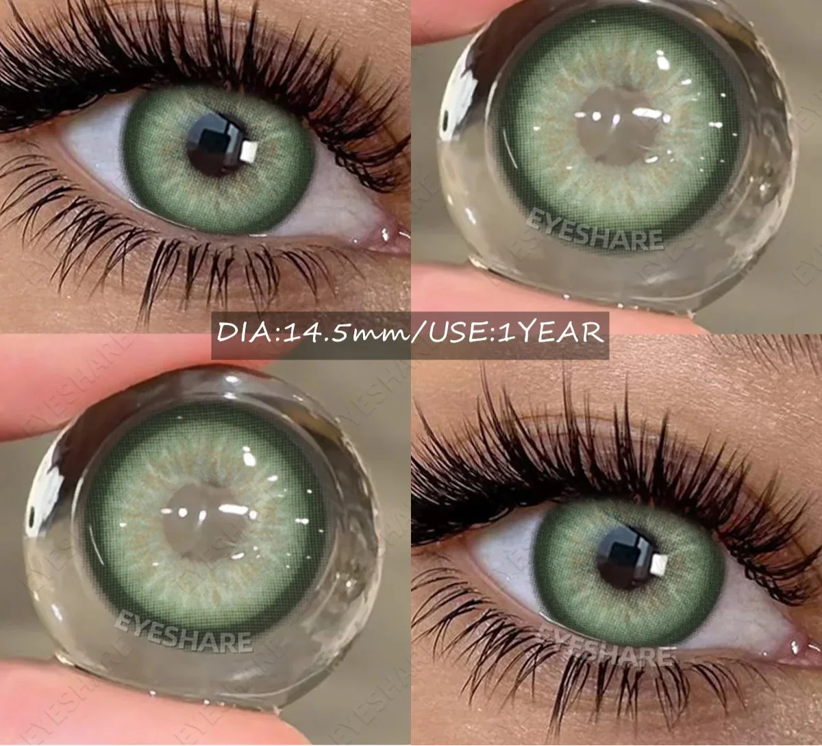 Natural Colored Contact Lens Brown Eyes Makeup Lenses Blue Color Lens Green Eyes Contacts Gray Beautiful Pupil Yearly