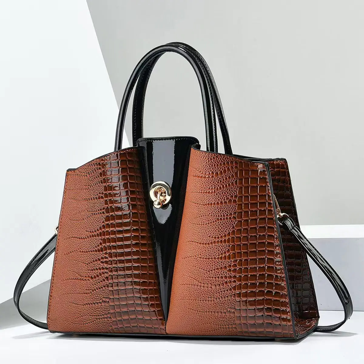 Luxury Designer Ladies Shopper Messenger Bags-Handbags-Auburn-Free Shipping Leatheretro