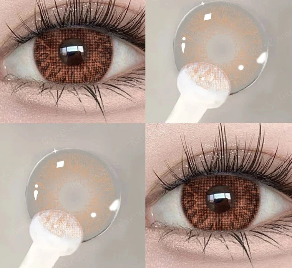 1 Pair Colored Contact Lenses for Eyes Blue Eye Lenses Green Contact Lenses Gray Lense High Quality Eye Lense