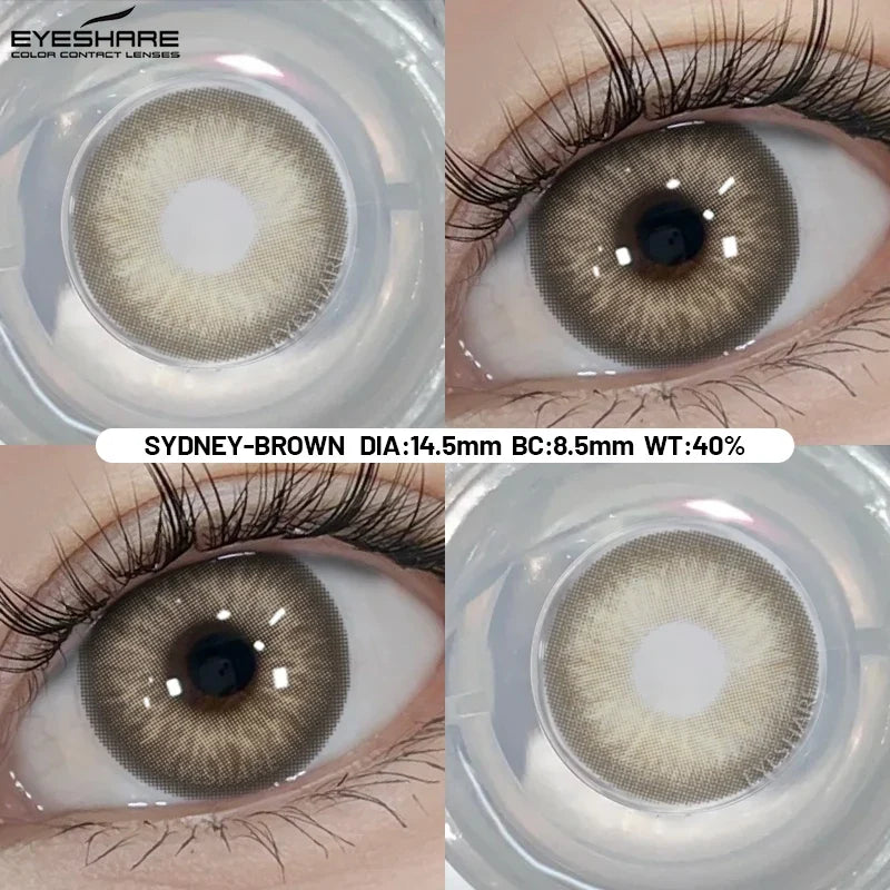Big Eyes Color Contact Lenses Fashion Blue Colored Contact Lense Brown Softlenses Green Beauty Pupils Yearly Use