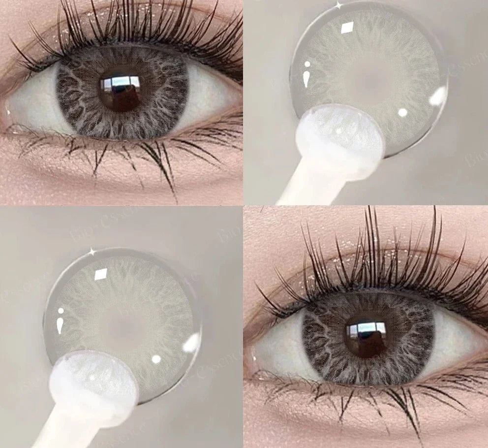 1 Pair Colored Contact Lenses for Eyes Blue Eye Lenses Green Contact Lenses Gray Lense High Quality Eye Lense