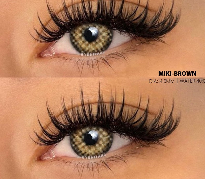 1 Pair Natural Color Lens Eyes Yearly Color Contact Lenses for Eyes Beauty Contact Lenses Eye Cosmetic Color Lens Eyes