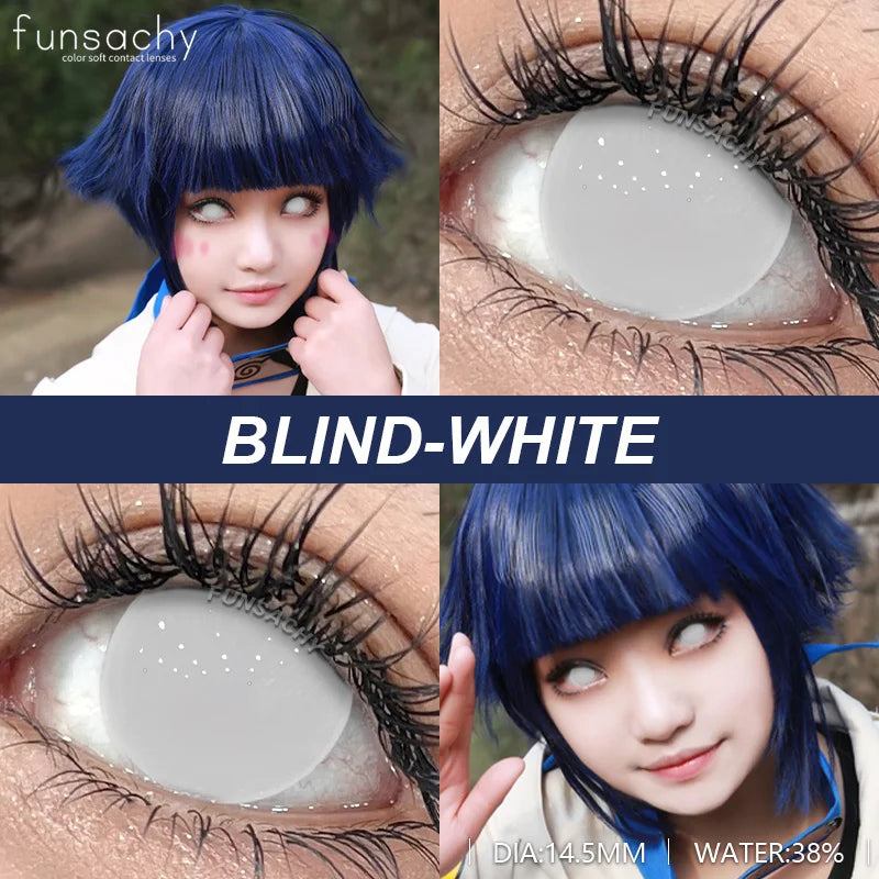 2pcs Hot Cosplay Contact Lenses for Eyes Black Eye Lenses Red Lens Eye Makeup for Halloween Anime Cosplay Crazy Lenses