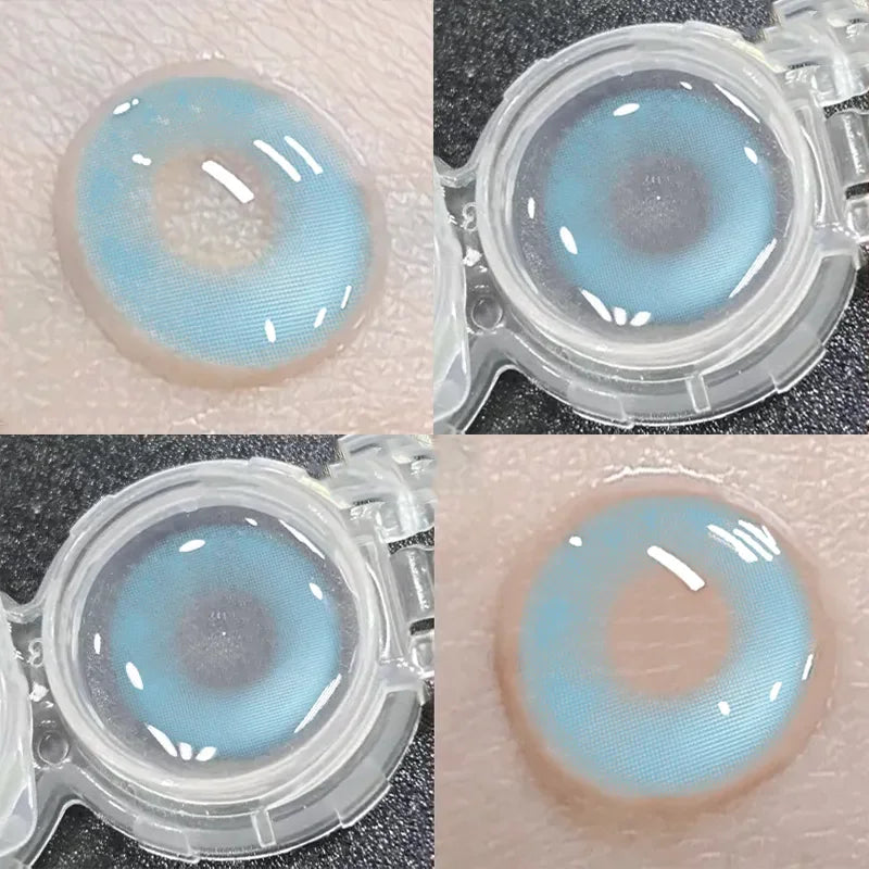 1Pair Grey Contact Lenses for Eyes Colored Lenses Beauty Pupils Soft Lens Make up Fashion Lenses Yearly Use Fast Shipping-illuminant-2.25-Free Shipping Leatheretro