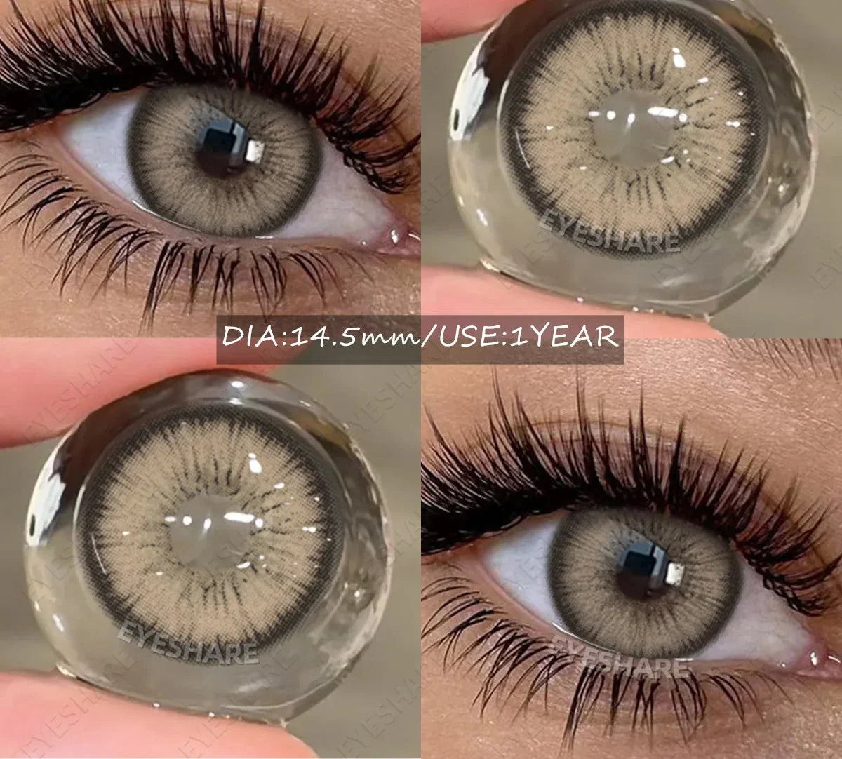 Natural Colored Contact Lens Brown Eyes Makeup Lenses Blue Color Lens Green Eyes Contacts Gray Beautiful Pupil Yearly