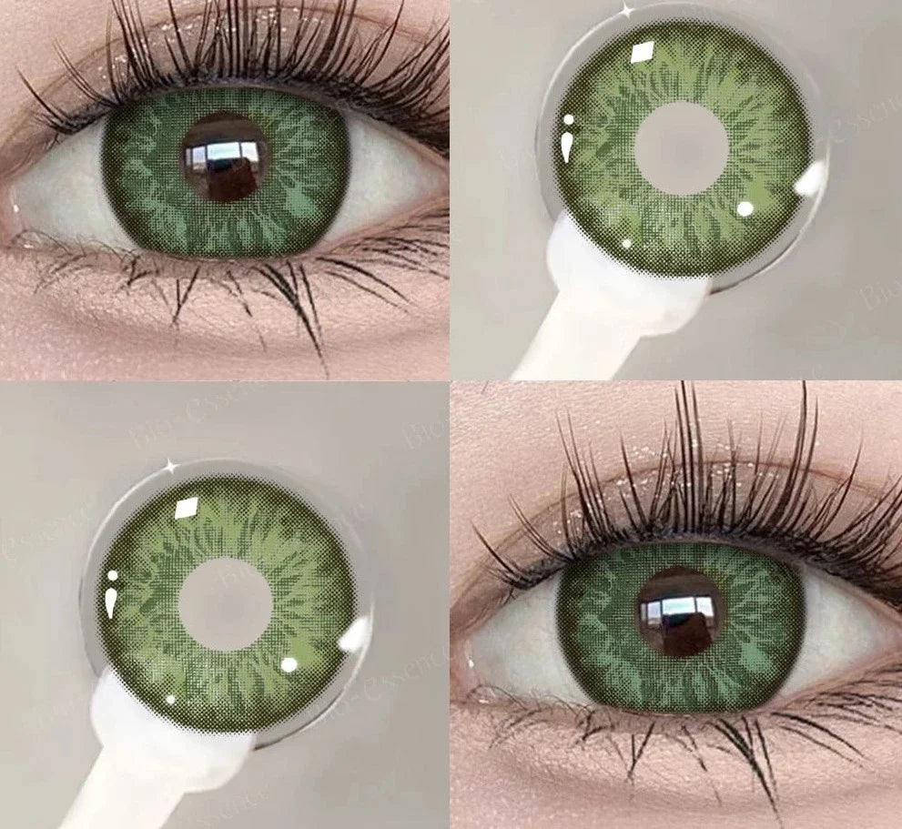 1 Pair Colored Contact Lenses for Eyes Blue Eye Lenses Green Contact Lenses Gray Lense High Quality Eye Lense
