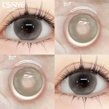 1Pair Grey Contact Lenses for Eyes Colored Lenses Beauty Pupils Soft Lens Make up Fashion Lenses Yearly Use Fast Shipping-Sleep Artist-2.25-Free Shipping Leatheretro