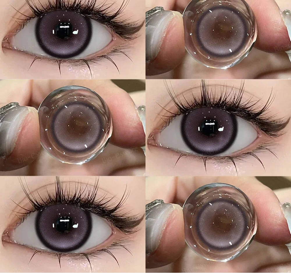 New 1Day Color contact Lenses Viviring Super Nature Pupils with Prescription Myopia Lenses Degree 0~-8.00 for Asian