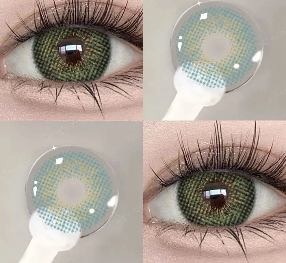 1 Pair Colored Contact Lenses for Eyes Blue Eye Lenses Green Contact Lenses Gray Lense High Quality Eye Lense