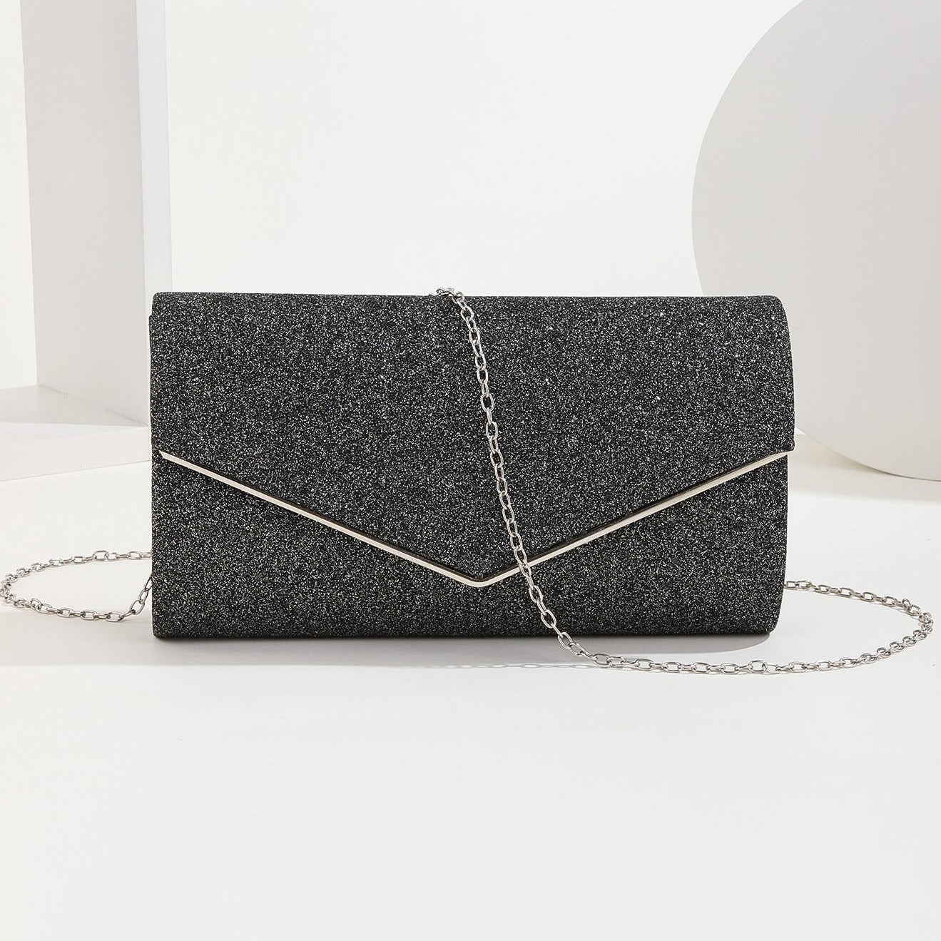 Sparkling Sequin Bridal Dress Clutch: The Ultimate Dinner Bag Trend-Clutch-Red-Free Shipping Leatheretro