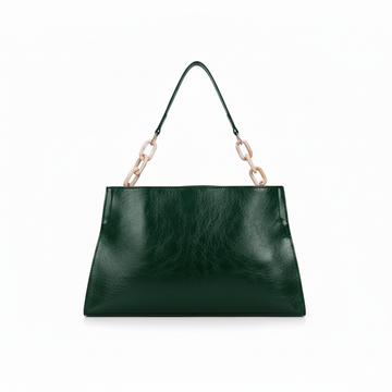 Stylish Women's Shoulder Bag - Soft Synthetic Leather Crossbody Bag-Handbags-Dark Green-Free Shipping Leatheretro
