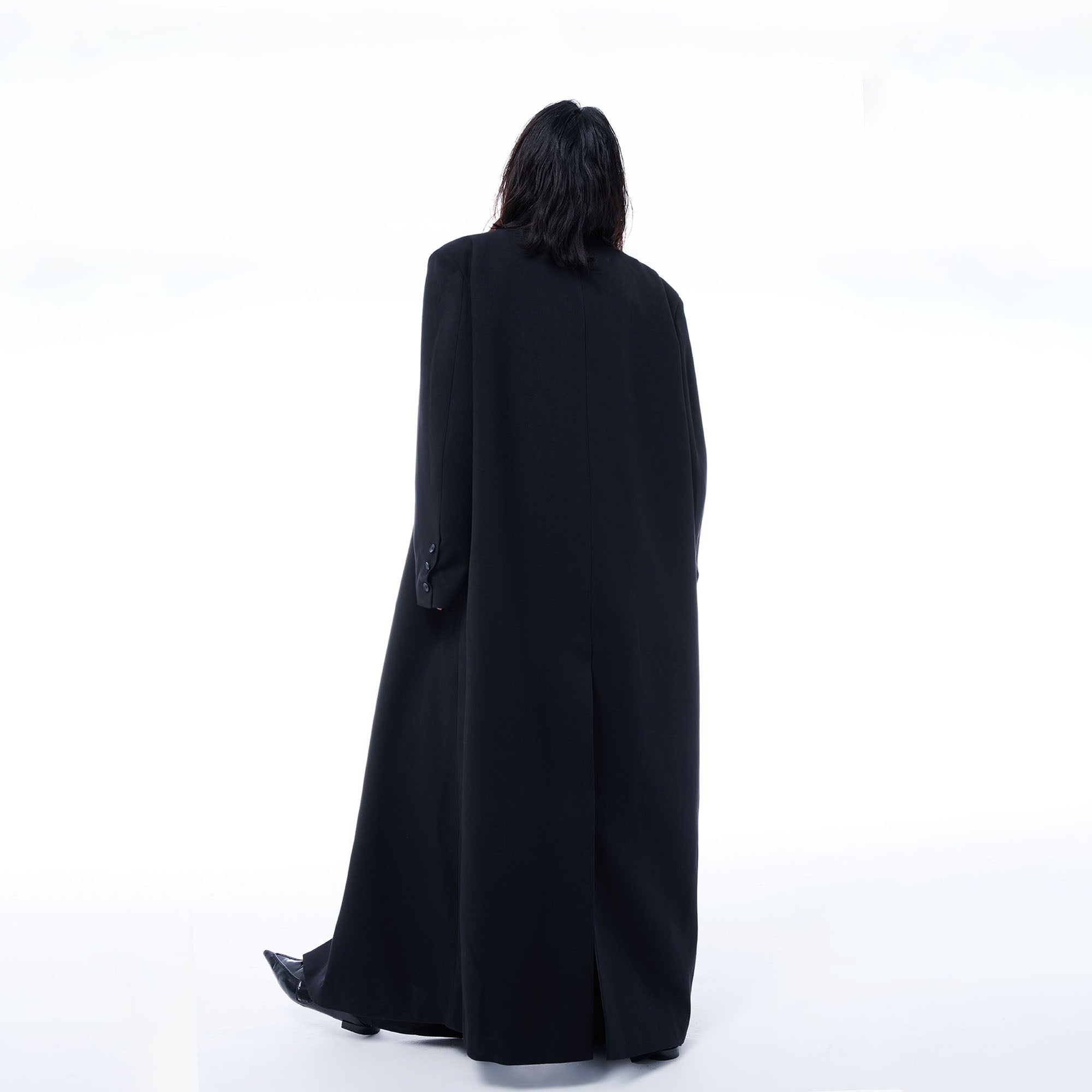 TUIMU Double-Breasted Maxi Trench Coat-Jacket-S (Preorder)-Free Shipping Leatheretro