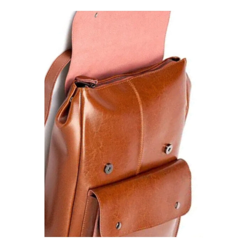 Women Retro Design Luxury Leather Backpack - Casual Portable Travel Bag-Backpacks-Black-Free Shipping Leatheretro