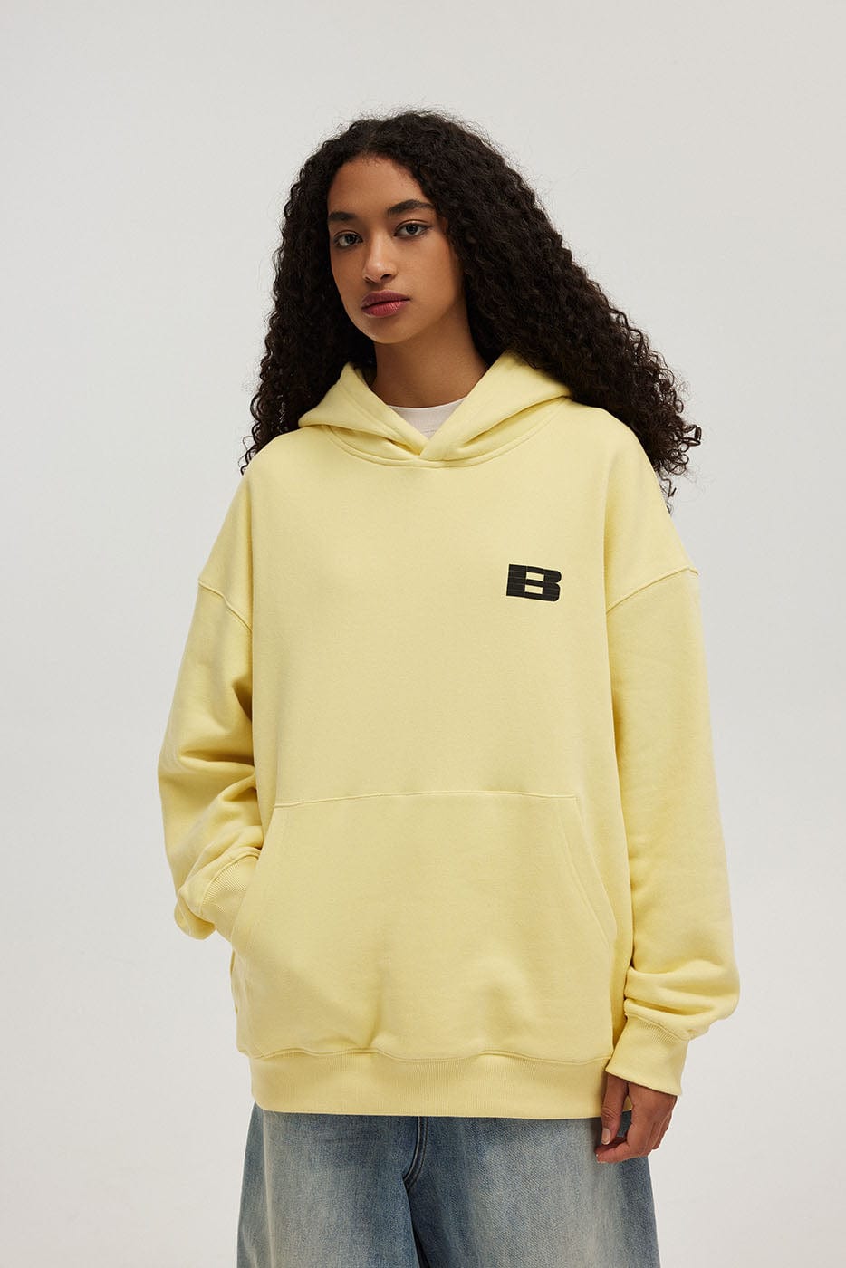 BONELESS B PLAID Hoodie-Hoodie-S-Yellow-Free Shipping Leatheretro