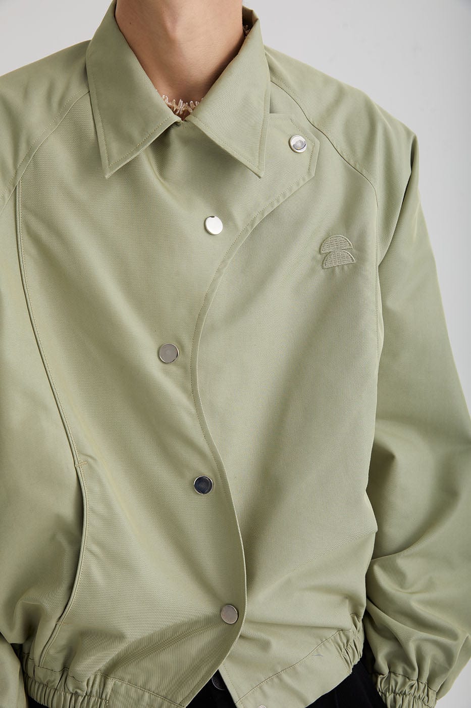 LEONSENSE Asymmetrical S-Shape Jacket (Only Size L Left)-Jacket-S-Free Shipping Leatheretro