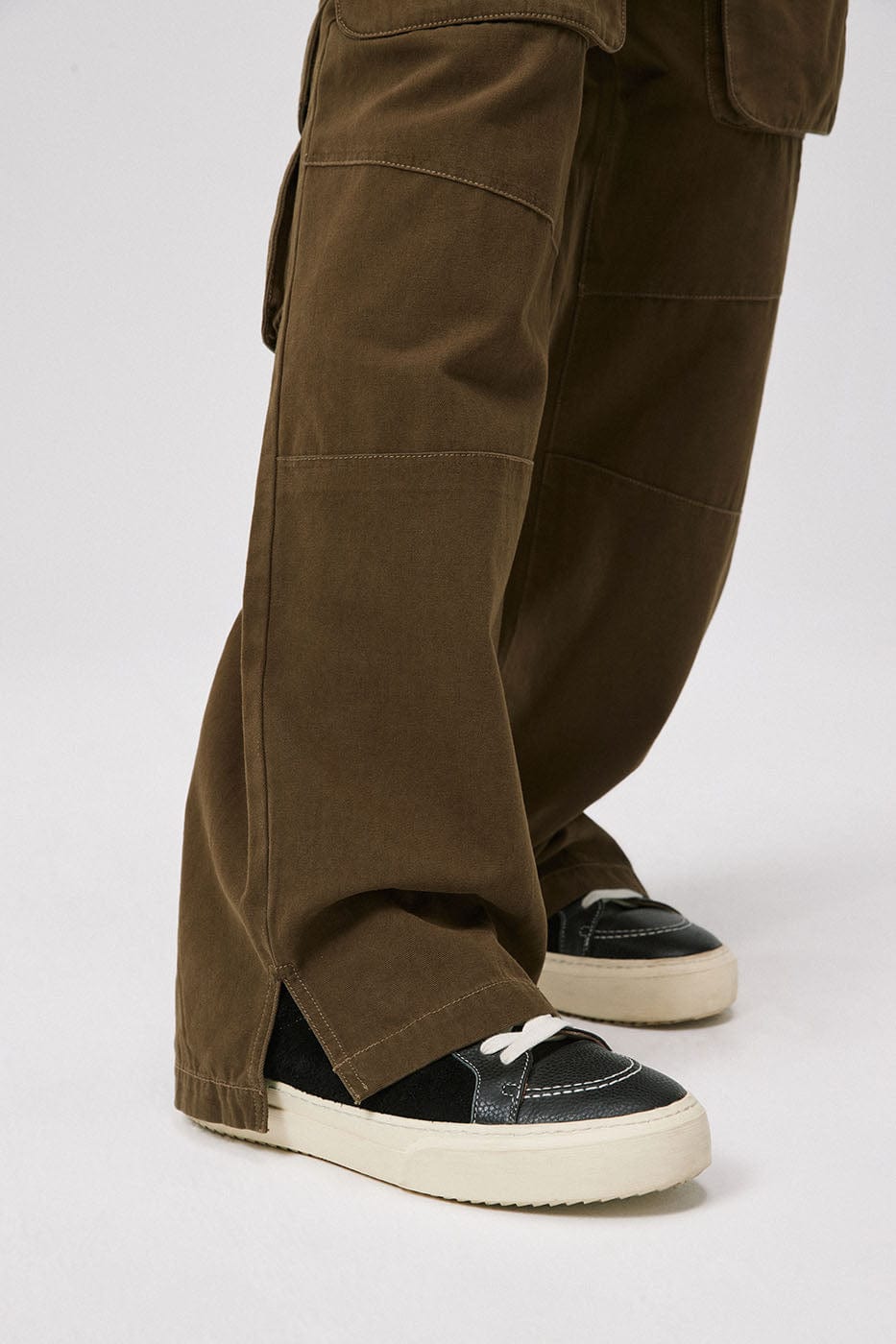BONELESS Classic Cargo Pants (Only Size L Left)-Pants-Brown-S-Free Shipping Leatheretro